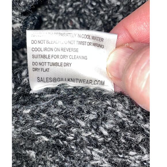 Nina Murati Mohair / Cotton / Acrylic Sweater - Size S - SO Soft! w/ Tie Belt - Picture 9 of 9